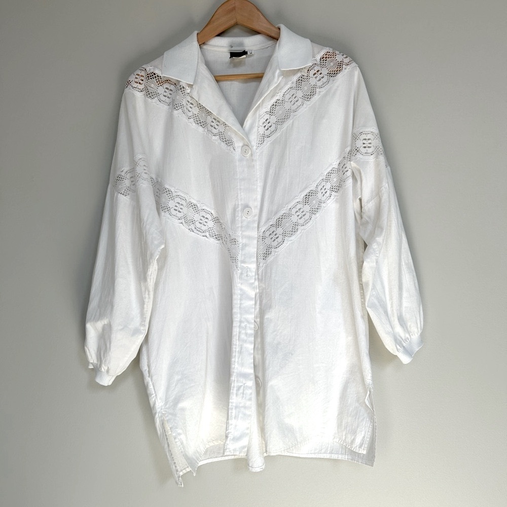 Vintage button up cotton shirt